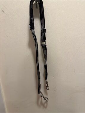 Marc by Marc Jacobs Black and Gray Camouflage Crossbody Strap